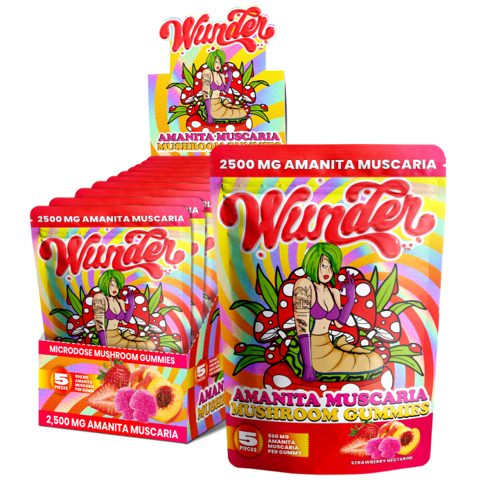Wunder | Mushroom Gummies  | 2500 MG - 5 Pack - Image 3