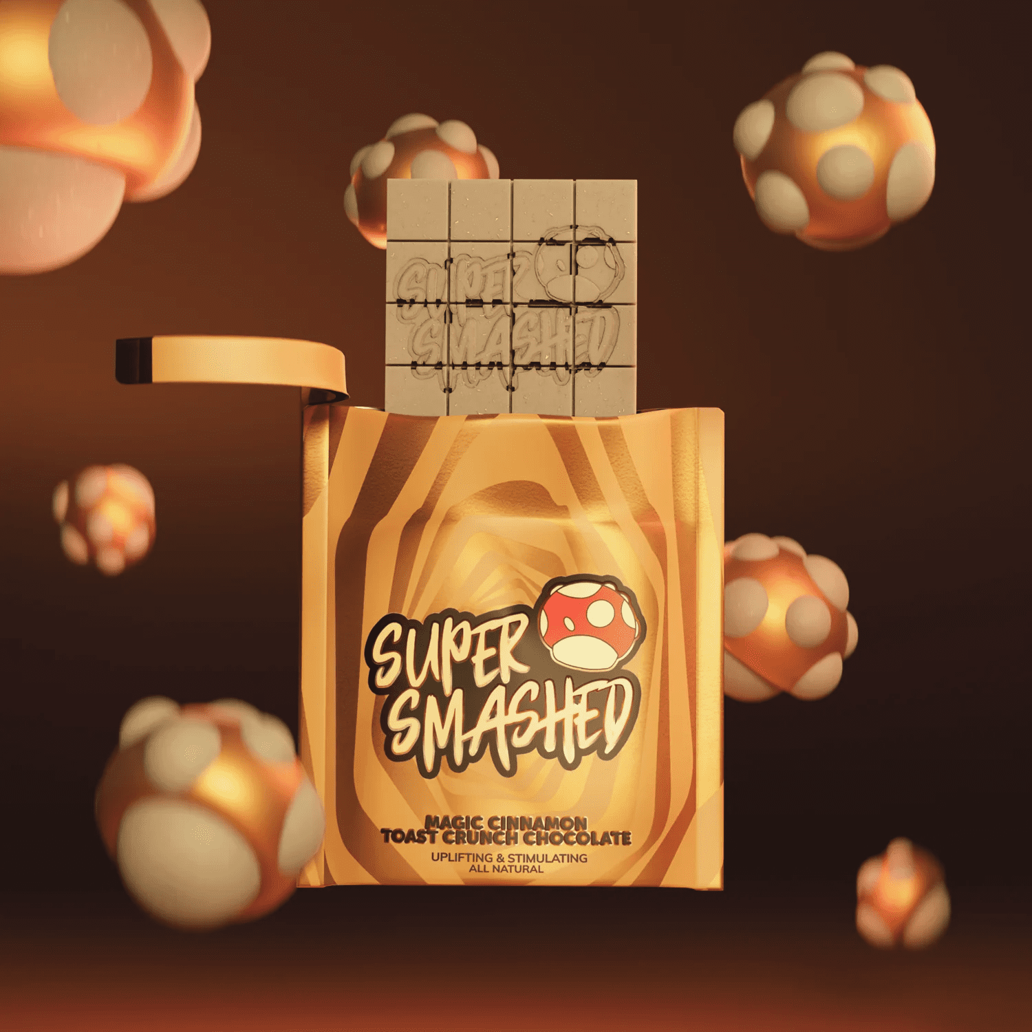 Super Smashed | Magic Chocolate Bar  4 Grams - Image 2