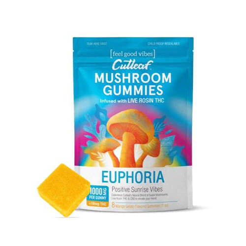 Cutleaf | Mushroom Gummies 1000mg | 8 Pack