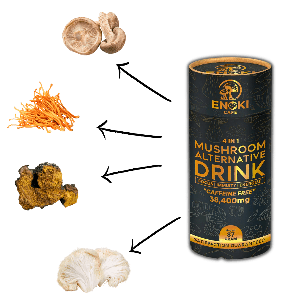 Enoki Cafe | 4 in 1 | Mushroom Drink
