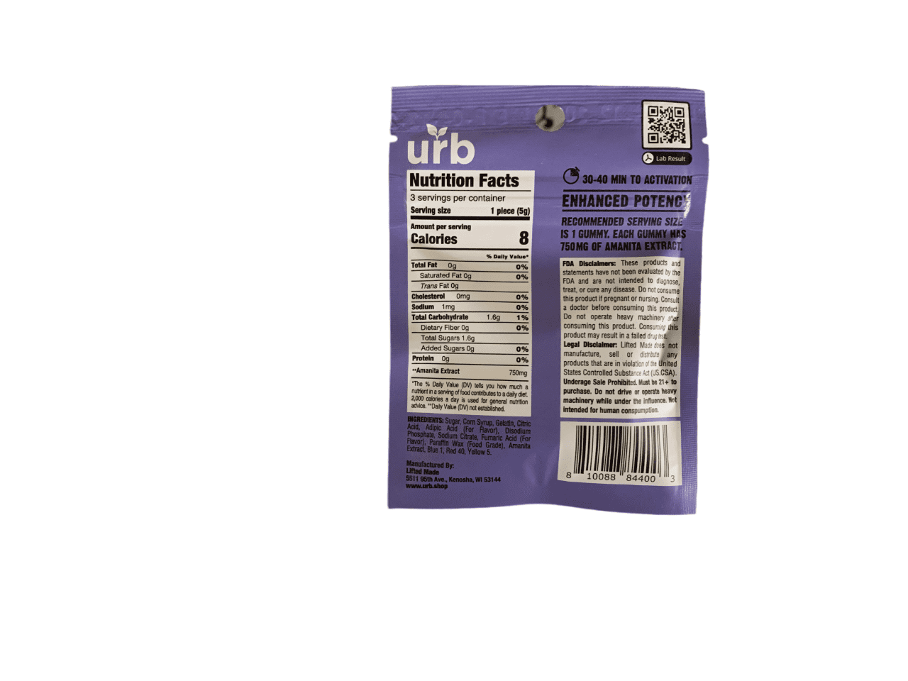 Urb | Enhanced Potency Amanita Muscaria Gummies  2250mg | 3 Pack - Image 4