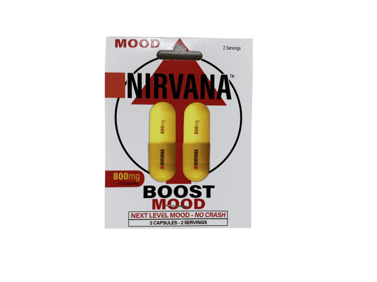 Nirvana | Boost Mood  | 800mg  2 Capsule