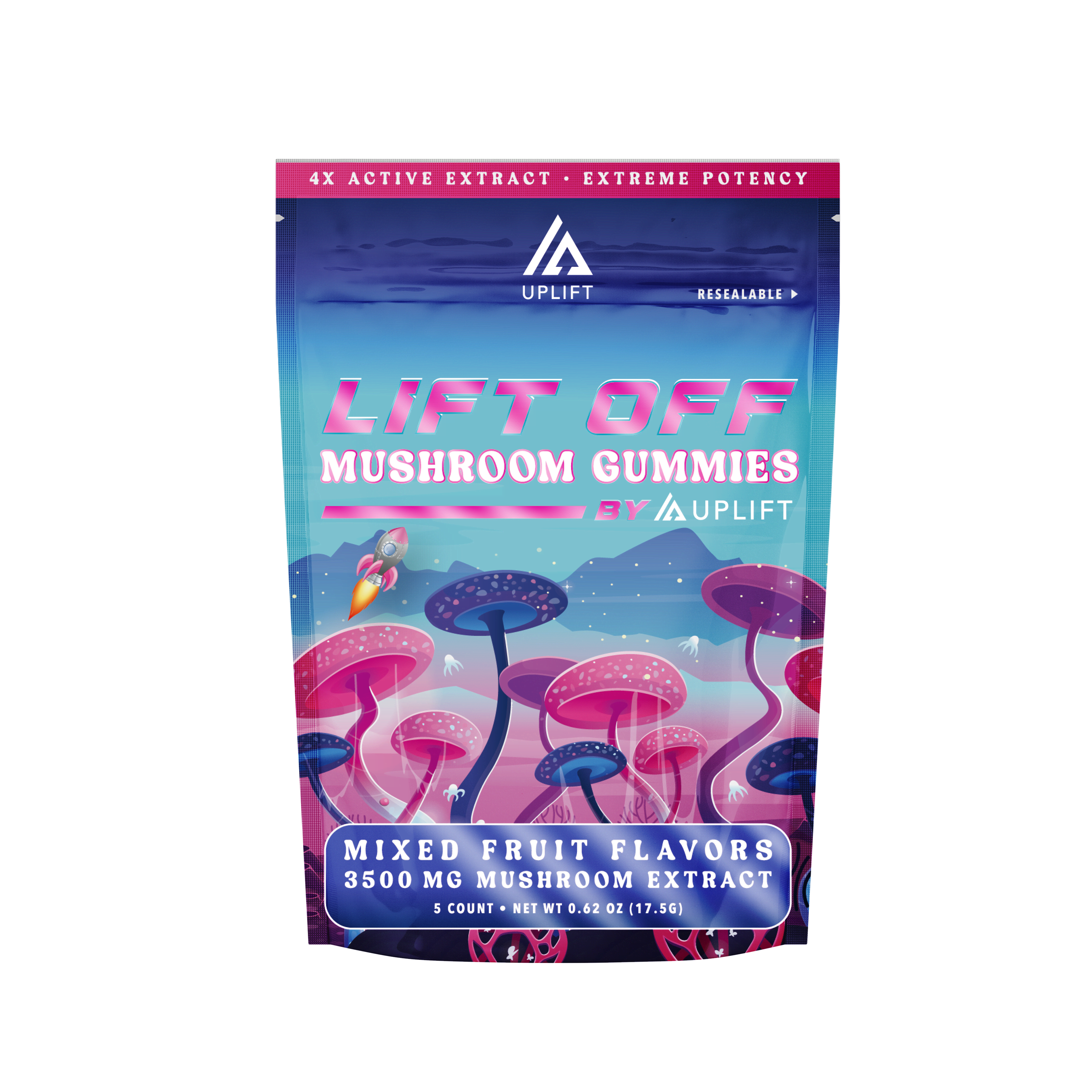 Lift Off | Mushroom Gummies 3500mg | 5pk