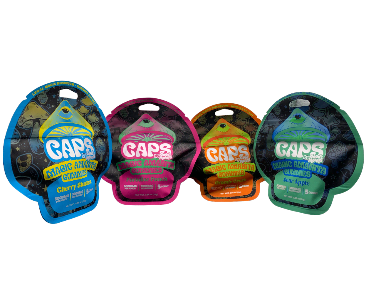 Caps | Psychedelic Amanita Mushroom Gummies [5000mg]
